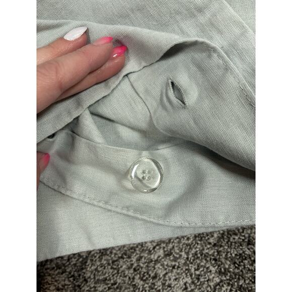 QUINCE EUROPEAN 100% LINEN TWIN DUVET COVER ONLY GREY Natural Breathable nwot - Picture 2 of 3